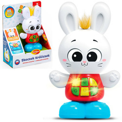 Skoczek Króliczek zabawka interaktywna dla dzieci Dumel Discovery