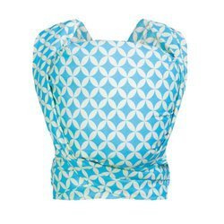 Chusta Womar Zaffiro Be Close tkana Romby turkusowe