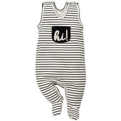 Śpiochy ecru w paski Happy Day