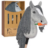 PEGAZ CLUB oryginalny Hobby Horse A3 Koń Tinkier siwy - szary