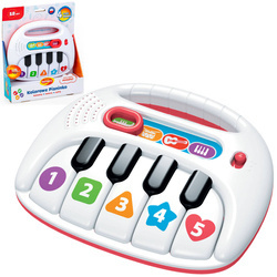 Kolorowe Pianinko zabawka interaktywna dla dzieci Dumel Discovery