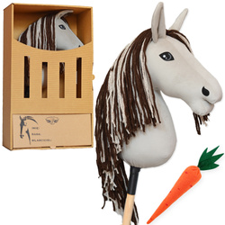 PEGAZ CLUB oryginalny Hobby Horse A3 Koń Polski myszaty - szary