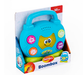 Boombox grająca zabawka Dumel Discovery